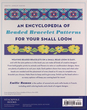 500 Bead Weaving Patterns For Bracelets - Emilie Ramon [KSIĄŻKA]