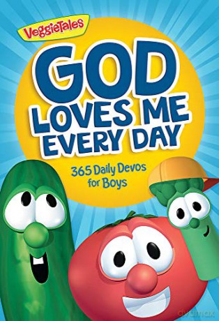 God Loves Me Every Day: 365 Daily Devos for Boys VeggieTales - VeggieTales [KSIĄŻKA]