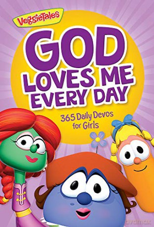 God Loves Me Every Day: 365 Daily Devos for Girls VeggieTales - VeggieTales [KSIĄŻKA]