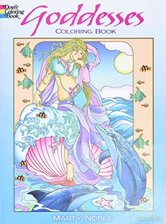 Goddesses Coloring Book Dover Coloring Books - Marty Noble [KSIĄŻKA]