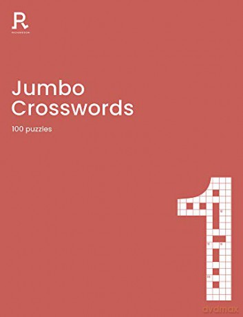 Jumbo Crosswords Book 1: A Crossword Book For Adults Containing 100 Large Puzzles - Richardson Puzzles and Games [KSIĄŻKA]