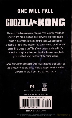 Godzilla vs. Kong: The Official Movie Novelisation - Greg Keyes [KSIĄŻKA]