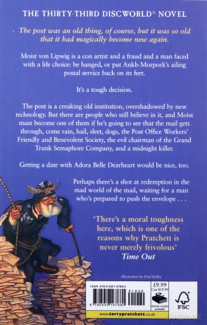 Going Postal: Discworld Novel 33 Discworld Novels - Terry Pratchett [KSIĄŻKA]