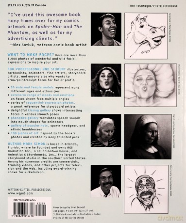 Facial Expressions: A Visual Reference For Artists - Mark Simon [KSIĄŻKA]