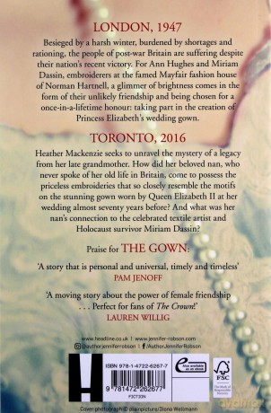The Gown: Perfect For Fans Of The Crown! An Enthralling Tale Of Making The Queen's Wedding Dress - Jennifer Robson [KSIĄŻKA]