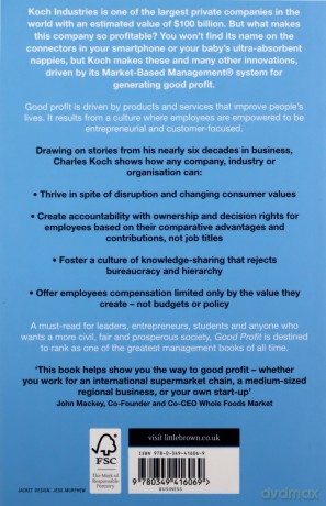 Good Profit: How Creating Value for Others Built One of the World's Most Successful Companies - Charles G. Koch [KSIĄŻKA]