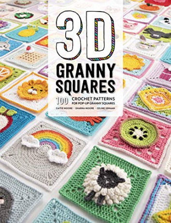 3D Granny Squares: 100 Crochet Patterns For Pop-Up Granny Squares [KSIĄŻKA]