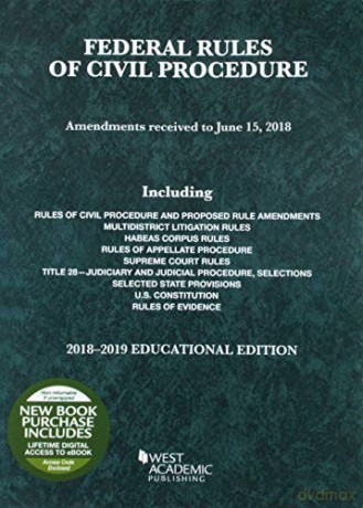 Federal Rules Of Civil Procedure, Educational Edition, 2018-2019 (Selected Statutes) [KSIĄŻKA]
