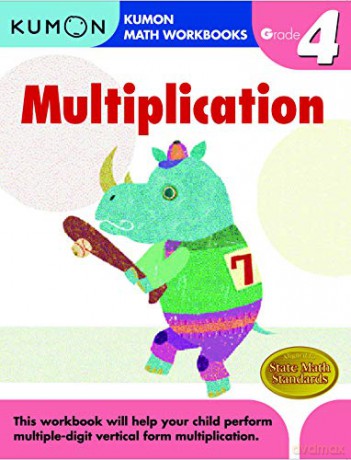 Grade 4 Multiplication Kumon Math Workbooks - Kumon [KSIĄŻKA]