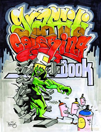 Graffiti Coloring Book - Uzi [KSIĄŻKA]