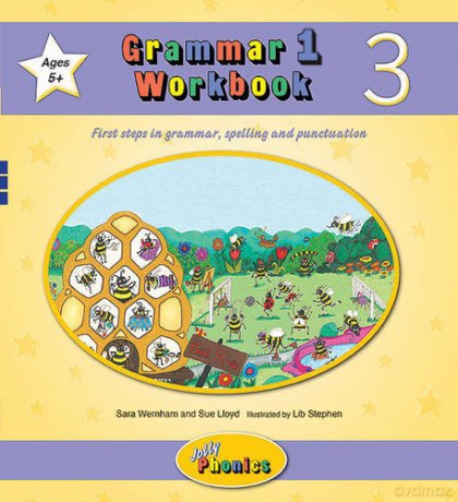 Grammar 1 Workbook 3: In Precursive Letters British English edition: 6 Grammar 1 Workbooks 1-6 - Sara Wernham [KSIĄŻKA]