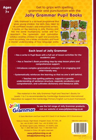 Grammar 3 Pupil Book: In Precursive Letters British English edition Jolly Learning - Sara Wernham [KSIĄŻKA]