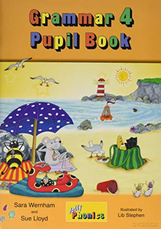 Grammar 4 Pupil Book: In Precursive Letters British English edition Jolly Phonics - Sara Wernham [KSIĄŻKA]
