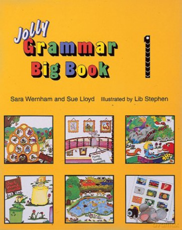 Grammar Big Book 1: In Precursive Letters Jolly Grammer - Sara Wernham [KSIĄŻKA]