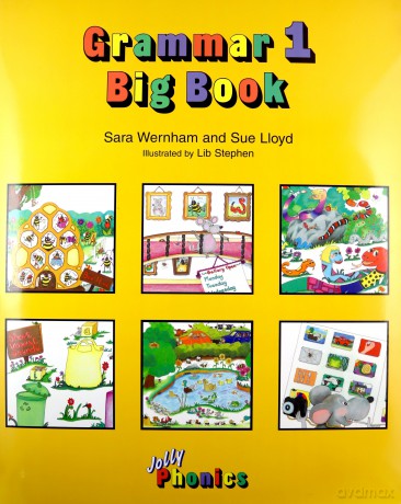 Grammar Big Book 1: In Precursive Letters Jolly Grammer - Sara Wernham [KSIĄŻKA]