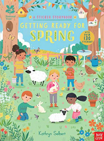 National Trust: Getting Ready For Spring, A Sticker Storybook (National Trust Sticker Storybooks) - Kathryn Selbert [KSIĄŻKA]