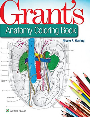 Grant's Anatomy Coloring Book - Nicole R. Herring PhD [KSIĄŻKA]