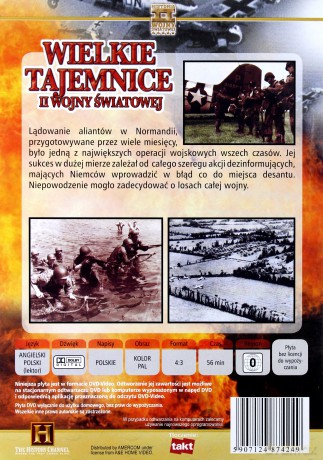 Wielkie Tajemnice II Wojny Światowej 27: Największa tajemnica aliantów - lądowanie w Normandii [DVD]