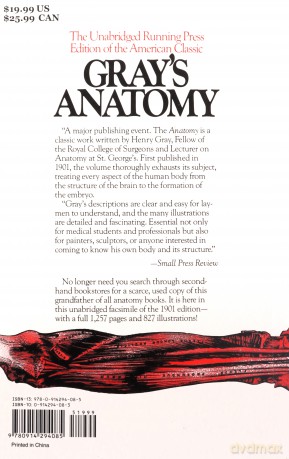 Gray's Anatomy: The Unabridged Running Press Edition Of The American Classic - Henry Gray [KSIĄŻKA]