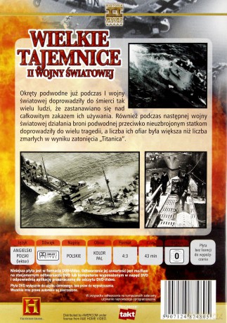 Wielkie Tajemnice II Wojny Światowej 32: Tajemnica zatonięcia MS Gustloff [DVD]