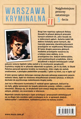 Warszawa Kryminalna Tom II - Helena Kowalik [KSIĄŻKA]