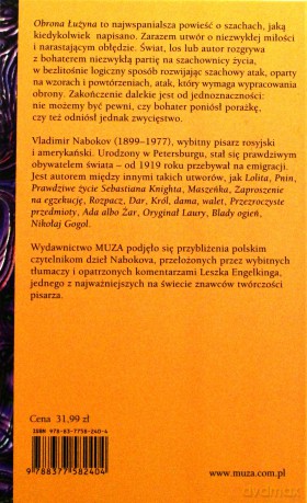 Obrona Łużyna (twarda) - Vladimir Nabokov [KSIĄŻKA]