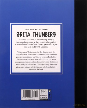 Greta Thunberg 40 Little People, BIG DREAMS - Maria Isabel Sanchez Vegara [KSIĄŻKA]