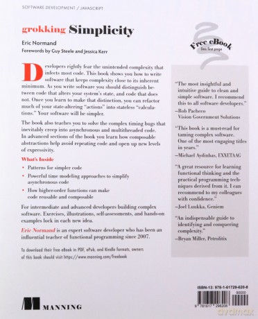 Grokking Simplicity: Taming Complex Software with Functional Thinking - Eric Normand [KSIĄŻKA]