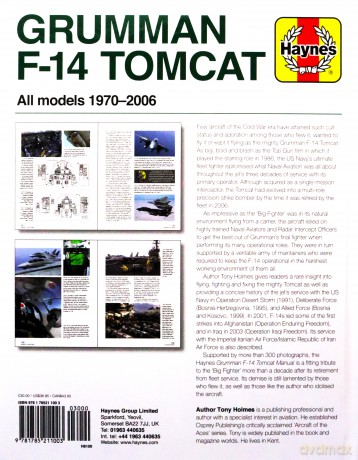 Grumman F14 Tomcat 1970-2006 Owners' Workshop Manual: All models 1970-2006 - Tony Holmes [KSIĄŻKA]