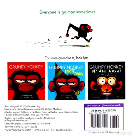 Grumpy Monkey's Little Book of Grumpiness - Suzanne Lang [KSIĄŻKA]