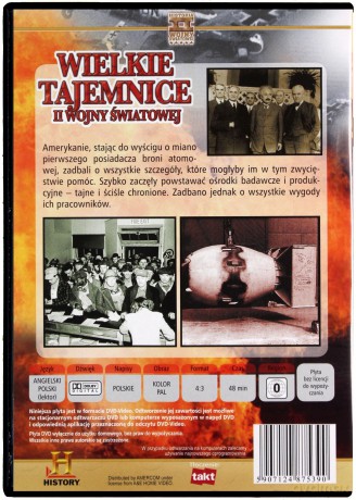 Wielkie Tajemnice II Wojny Światowej 36: Tajemnice jądrowych miast (0) [DVD]