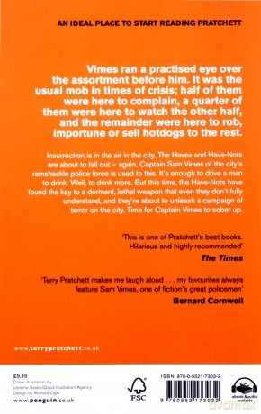 Guards! Guards!: Introduction by Ben Aaronovitch Discworld Novels - Terry Pratchett [KSIĄŻKA]