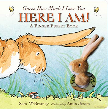 Guess How Much I Love You: Here I Am A Finger Puppet Book: Here I Am! A Finger Puppet Book: 1 - Sam McBratney [KSIĄŻKA]