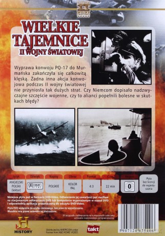 Wielkie Tajemnice II Wojny Światowej 37: Tajemnica konwoju PQ-17 (0) [DVD]