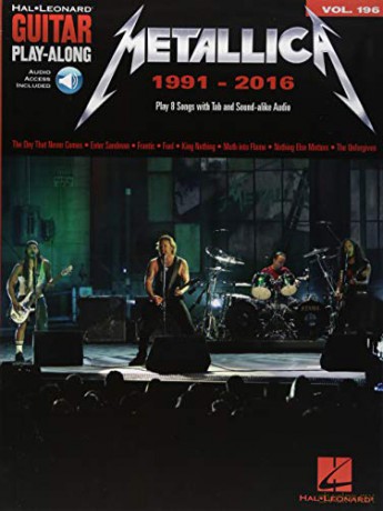Guitar Play-Along Volume 196: Metallica 1991-2016 Book/Online Audio Hal Leonard Guitar Play-Along - Metallica [KSIĄŻKA]