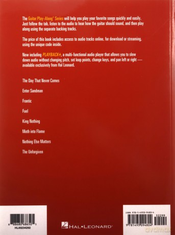 Guitar Play-Along Volume 196: Metallica 1991-2016 Book/Online Audio Hal Leonard Guitar Play-Along - Metallica [KSIĄŻKA]