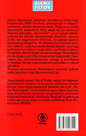 Honor Harrington Placówka Basilisk - David Weber [KSIĄŻKA]
