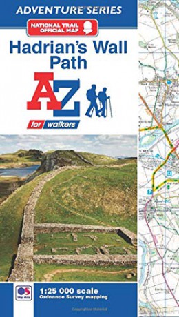 Hadrian's Wall Path Adventure Atlas - Geographers A-Z Map Company Ltd [KSIĄŻKA]