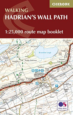 Hadrian's Wall Path Map Booklet: 1:25,000 OS Route Mapping Walking - Mark Richards [KSIĄŻKA]