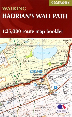 Hadrian's Wall Path Map Booklet: 1:25,000 OS Route Mapping Walking - Mark Richards [KSIĄŻKA]