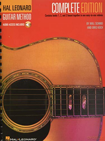 Hal Leonard Guitar Method 1,2 &3 Complete Version: Method 3 Includes Online Access Code - Will Schmid [KSIĄŻKA]