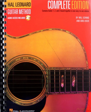 Hal Leonard Guitar Method 1,2 &3 Complete Version: Method 3 Includes Online Access Code - Will Schmid [KSIĄŻKA]