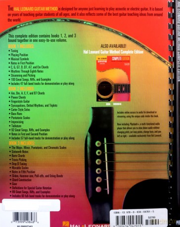 Hal Leonard Guitar Method 1,2 &3 Complete Version: Method 3 Includes Online Access Code - Will Schmid [KSIĄŻKA]