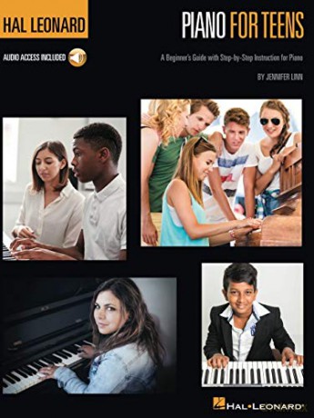 Hal Leonard Piano For Teens Method Book/Online Audio: A Beginner's Guide with Step-by-Step Instruction for Piano Hal Leonard Piano Method - Jennifer Linn [KSIĄŻKA]