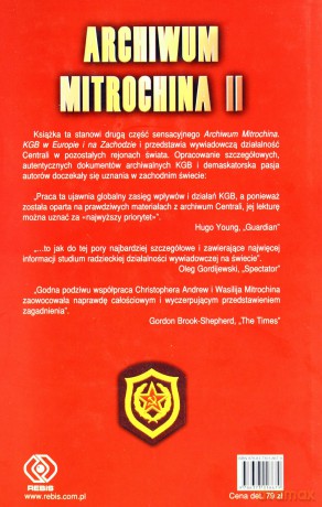 Archiwum Mitrochina Tom 2. KGB I Świat (twarda) - Christopher Andrew, Wasilij Mitrochin [KSIĄŻKA]