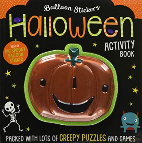 Halloween Balloon Sticker Activity Book - Elanor Best [KSIĄŻKA]