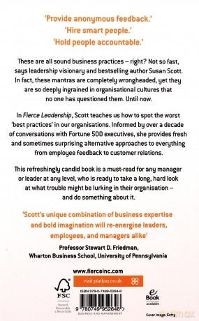 Fierce Leadership: A Bold Alternative To The Worst 'Best Practices' Of Business Today - Susan Scott [KSIĄŻKA]