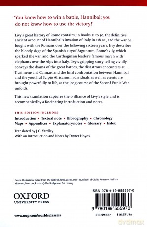 Hannibal's War Books 21-30 Oxford World's Classics - Livy [KSIĄŻKA]