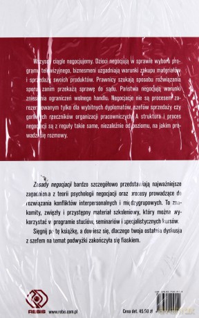 Zasady Negocjacji (twarda) [KSIĄŻKA]
