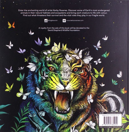 Fragile World: Colour Nature's Wonders (Colouring Books) - Kerby Rosanes [KSIĄŻKA]